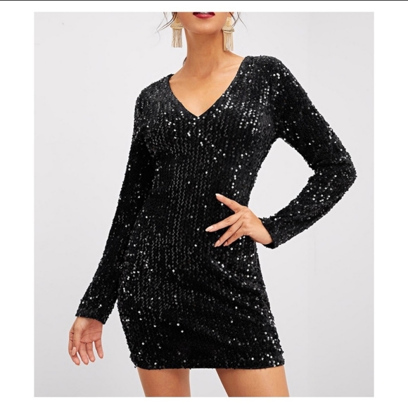 MLM Dresses & Skirts - Black 🖤 Sequined Party Dress